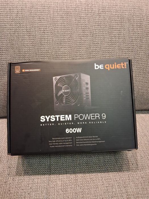 Zasilacz Be Quiet System Power 9 600W