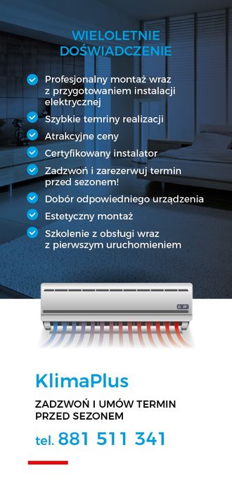 Klimatyzacja,serwis,montaż
