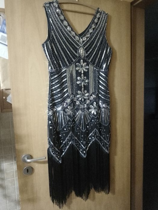 Vestido para a passagem do ano com lantejoulas