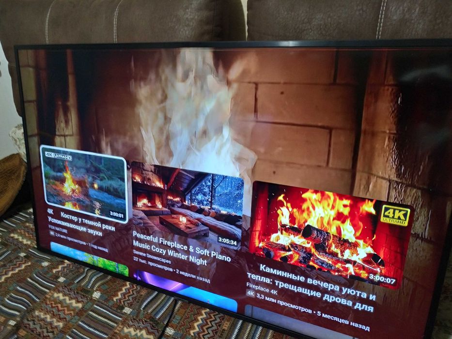 Smart 4K TV sSamsung 50"\WiFi\ блутуз\ ютуб\ пульт\ подставка