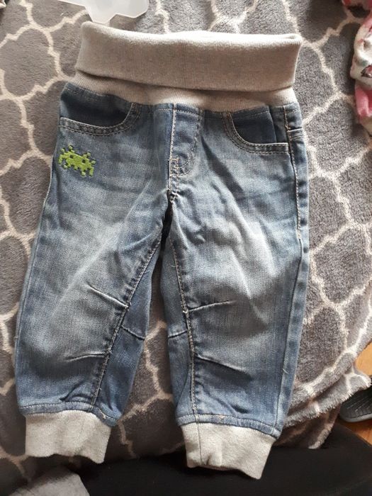 Jeansy 74 chłopięce