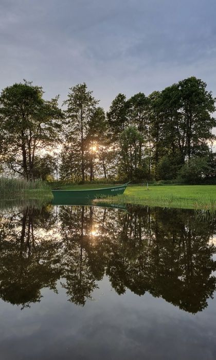 Domek nad wodą przy Parku Biebrzańskim