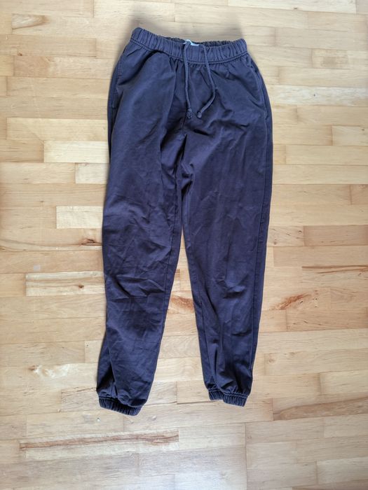 Spodnie dresowe roz. XS 34 brazowe Sinsay