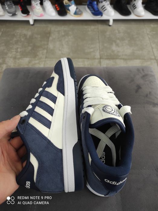 ОРИГІНАЛ 100% Кросівки Adidas Rapid Court Low Beige/Blue JP5254 39