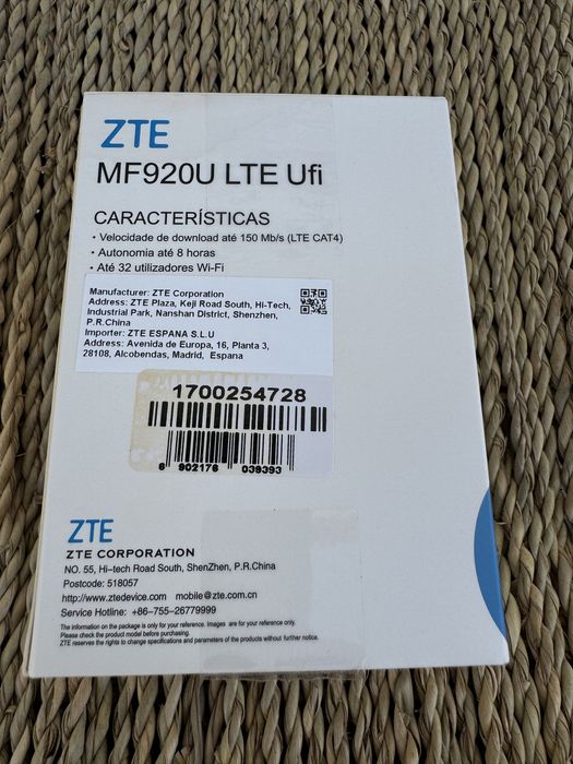 Router ZTE Mf920U NOVO