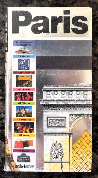 Paris Ir & Voltar - Guias Turísticos e Mapas (novo/selado)