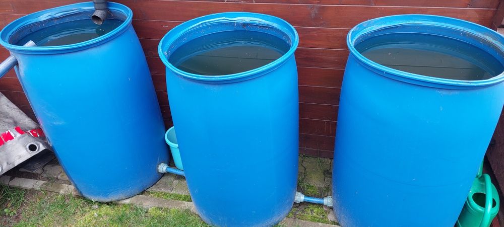 Beczki na wodę 3 x 200l