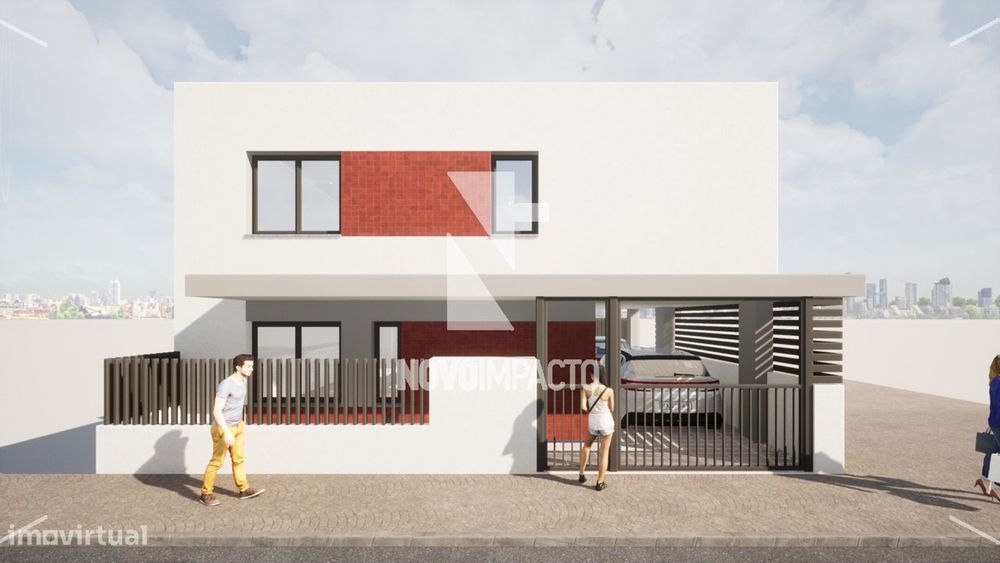 Moradia Isolada T4 de Arquitetura Contemporânea com Piscina – Montijo