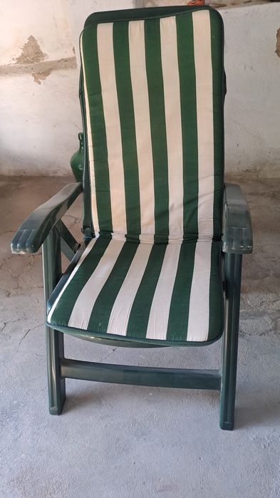 Cadeiras de praia com coxim