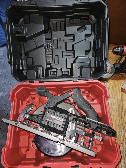 Parkside Performance -Aku Zagłębiarka plus Piła ręczna