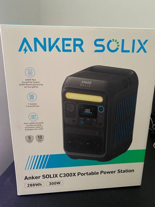 Anker SOLIX C300X Portable Power Station (НОВИЙ)