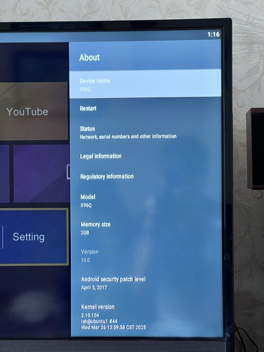 TV-приставка X96Q 2/16 ГБ Android TV Box