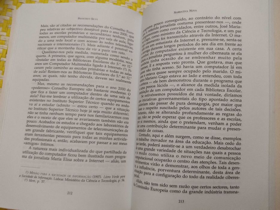 NARRATIVA NOVA - Dialogando com a sociedade de informação