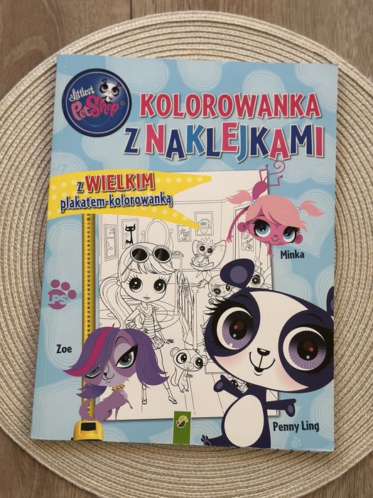 Kolorowanka z naklejkami Little Pet Shop