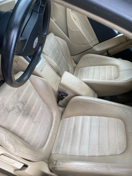 Fotele alcantara skora alkantara banan  passat b6 kombi