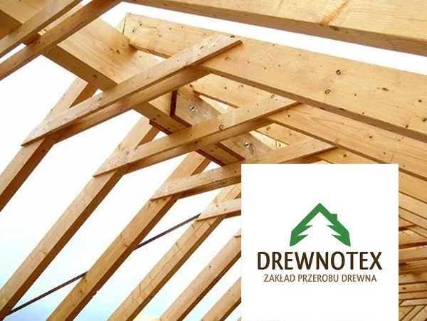 Konstrukcja na dach - drewno, więźba