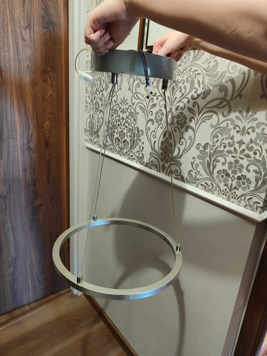 Lampa wisząca LED ring żyrandol