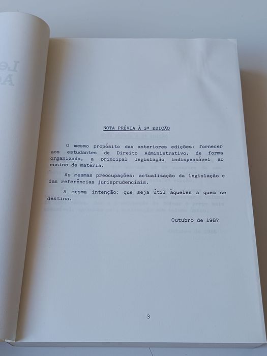 Legislação administrativa