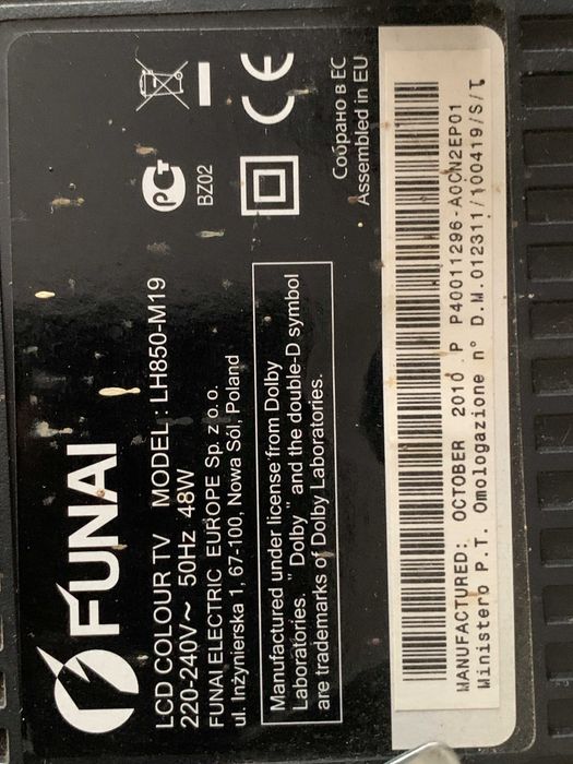 Telewizor FUNAI 19" LCD lh850-M19