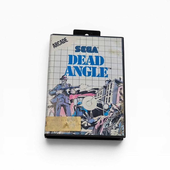 Jogo Sega Master System Dead Angle — Completo com Caixa, Cartucho e Folha de Instruções