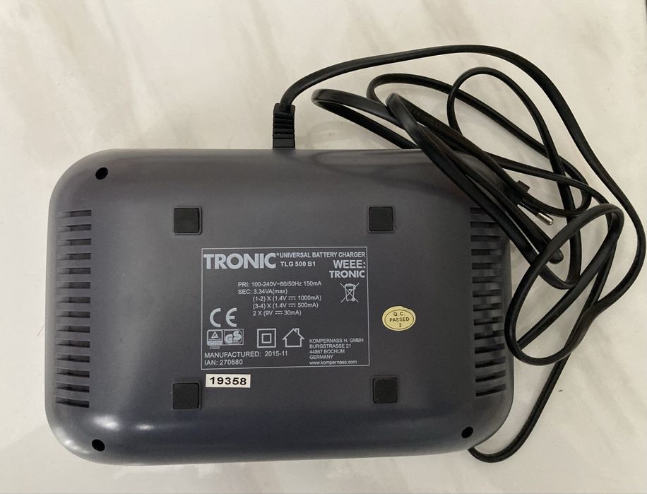Універсальний зарядний пристрій Tronic TLG 500 B1 Підходить для Ni
