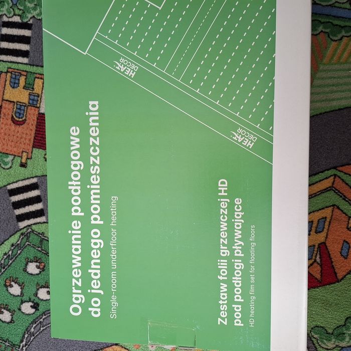 Zestaw foli grzewczej pod panele 12 m2
