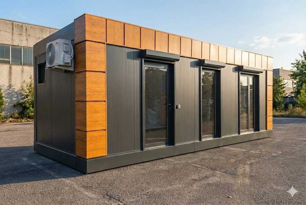 Kontener 9x3 handlowy, socjalny, biurowy, magazynowy – STAGO Wałbrzych