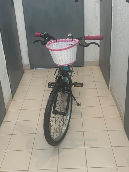 Bicicleta com cesto menina