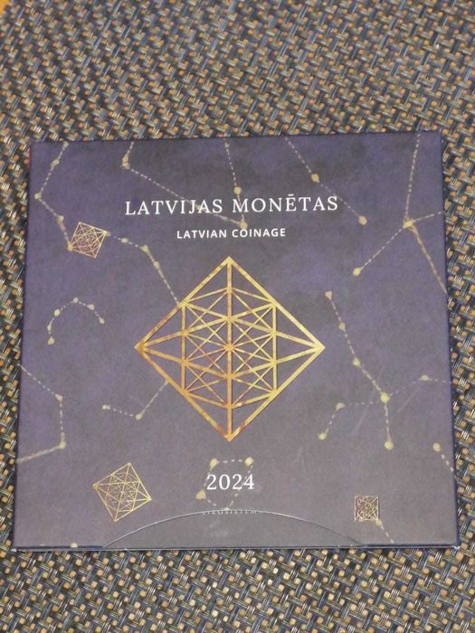 Zestaw euro 1c-2e Łotwa 2024