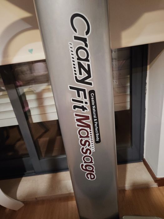 Plataforma vibratória crazy fit massage