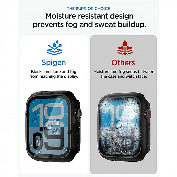 SPIGEN THIN FIT 360 APPLE WATCH 4 / 5 / 6 / SE 1 / 2 / 3 (44 MM) BLACK
