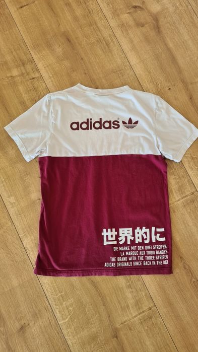 T-shirt Koszulka Adidas Sample. Rozmiar M. Grafika Drill skate baggy y