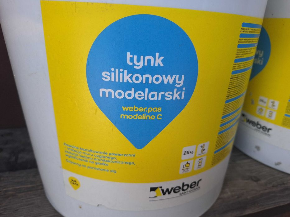 sprzedam tynk silikonowy modelarski WEBER 25kg