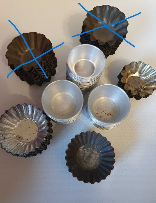 120 Formas de qualidade, de vários tamanhos, para bolos - Portugal