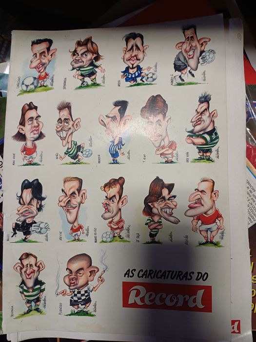 Caricaturas do record