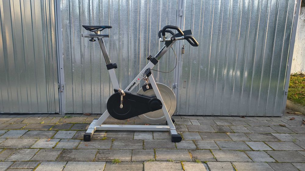 Rower spinningowy rowerek treningowy Kettler Racer | koło zamachowe 18kg | czujnik bluetooth
