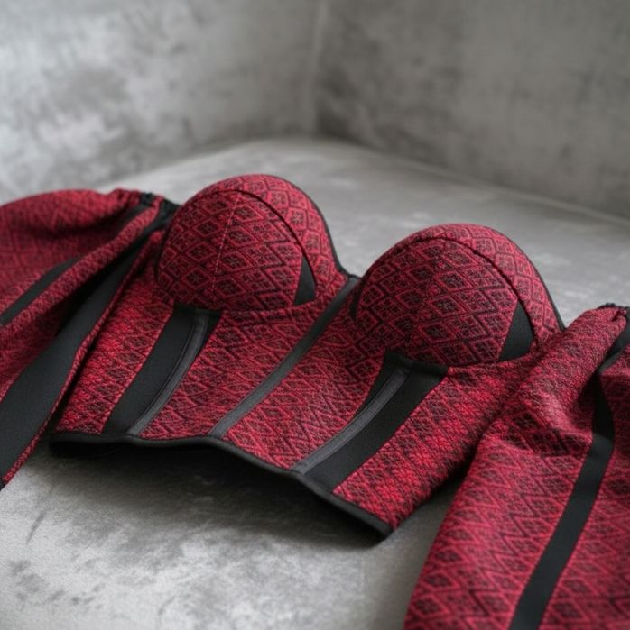 Вишитий корсет з рукавами в українському стилі В НАЯВНОСТІ