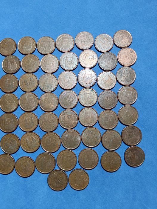 Lote de Moedas de 10, 5 e 2 Cêntimos – Diferentes / Coleção