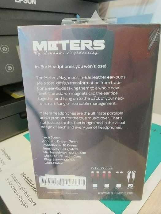 Auriculares In Ear Meters Magnetics Rose