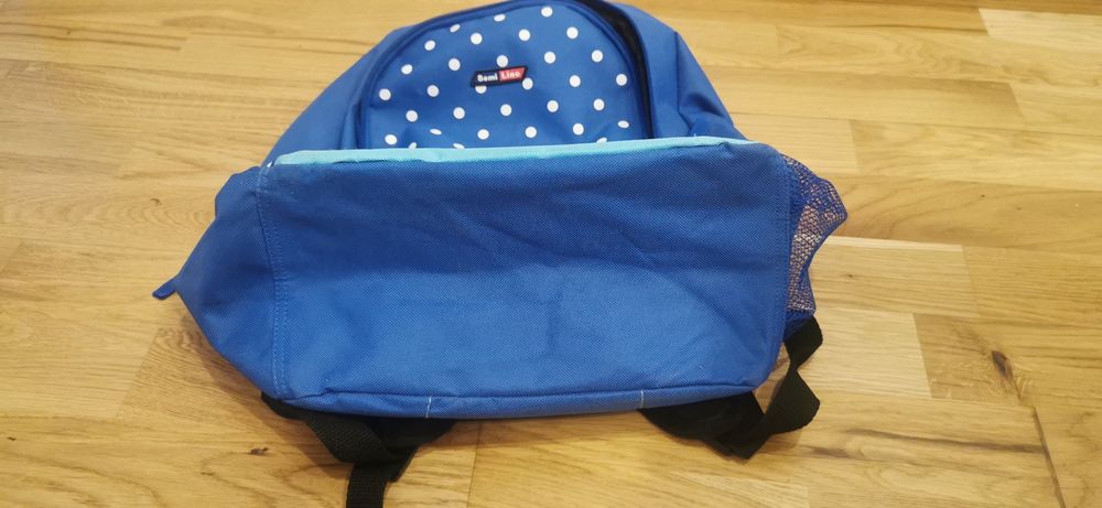 Plecak, niebieski, do szkoły, pracy, na wycieczki, nowy, bez metki