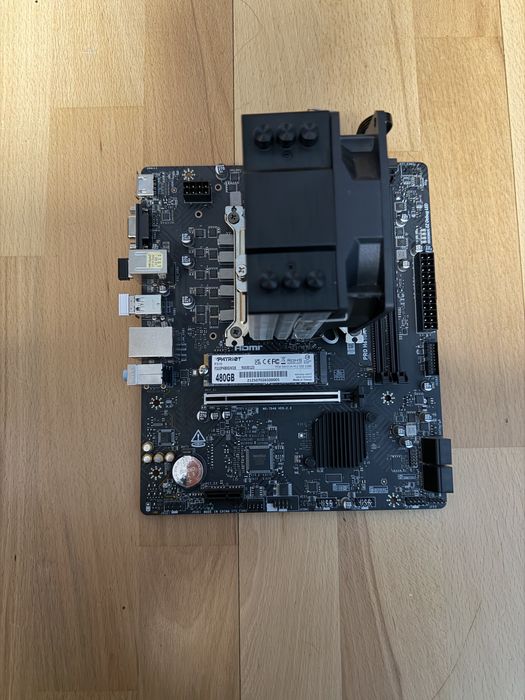 Материнська плата +процесор