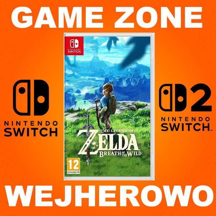 ZELDA Breath of the Wild Nintendo SWITCH + Lite + Oled + SWITCH 2 = Wejherowo