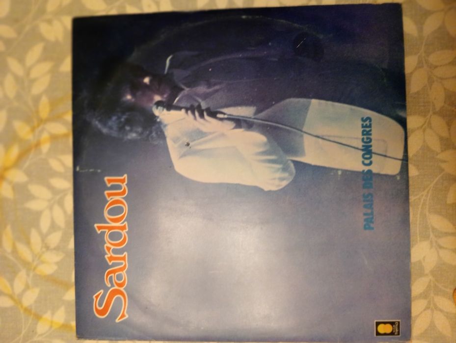 Sardou Vinyl LP - Palais Des Congrès with Poster