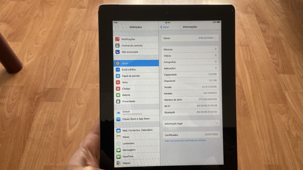 IPAD APPLE (16GB) + capa