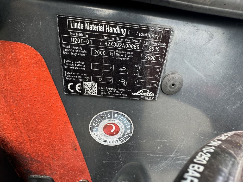 Linde h20т газова 2010 кара погрущик навантажувач