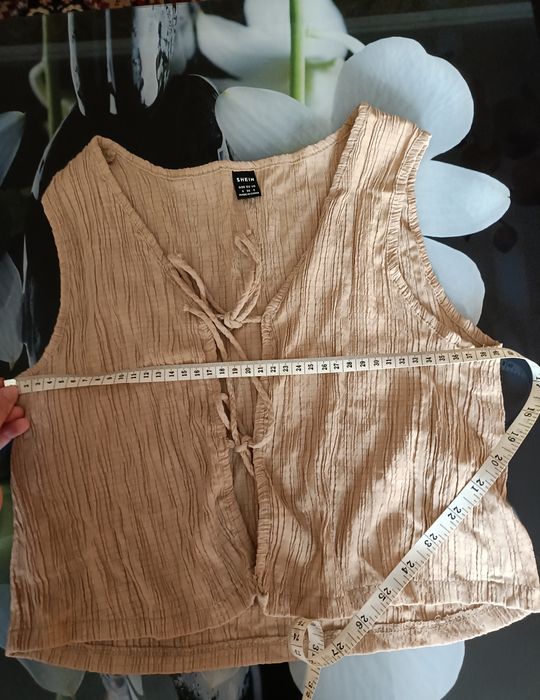 Жіночий жилет SHEIN, бежевий, розмір S / 36