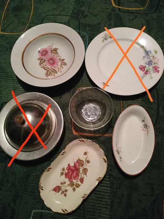 Тарелки разного размера