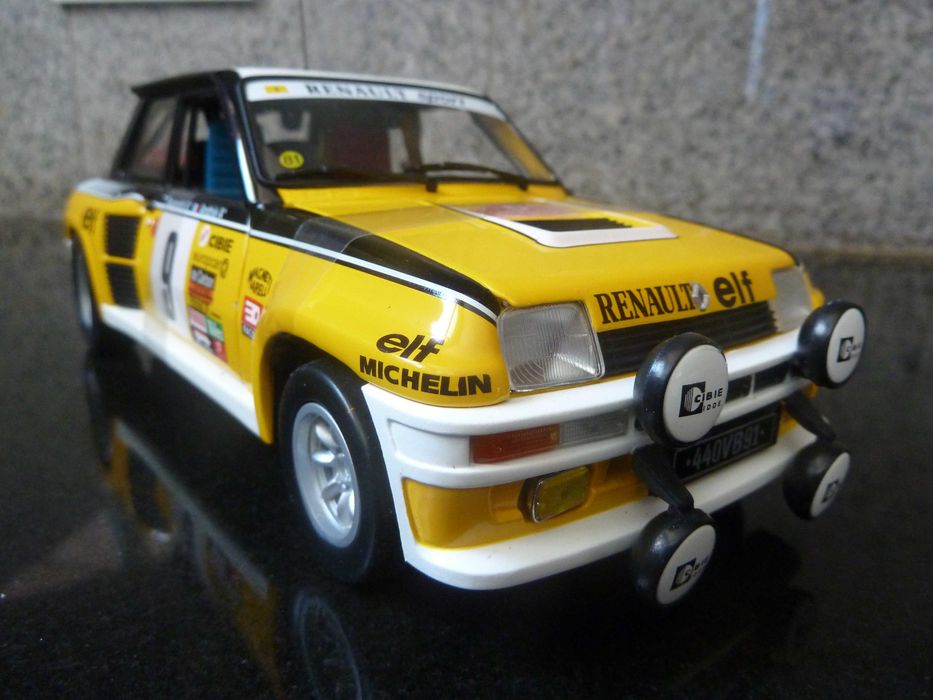 1:18 UH, Renault 5 Turbo, Rally Monte Carlo 1981, AutoArt Minichamps