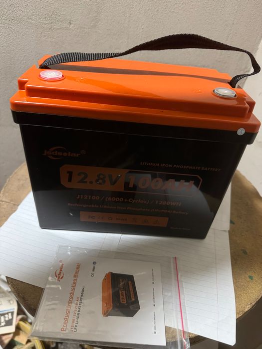 Акумулятор Jsdsolar LiFePO4 12V 100Ah (1280Wh) із BMS, 6000 + циклів