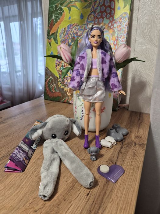 Barbie cutie reveal extra барби олень, цуцик